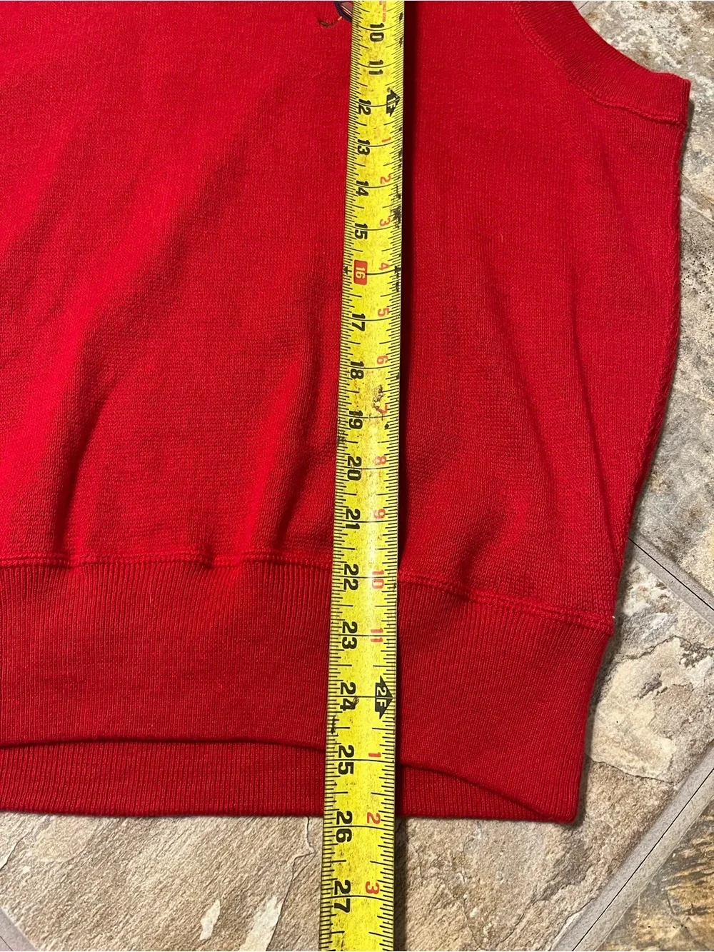 Polo Ralph Lauren Mens Red Sweater Vest Golf Sleeveless Size Medium